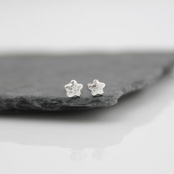 Sterling Silver Mini Flower Studs, 5 of 8