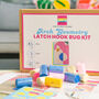 Arch Geometry Latch Hook Rug Craft Kit, thumbnail 6 of 6