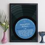 Personalised 25th Wedding Anniversary Print Music Gift 2000, thumbnail 8 of 12