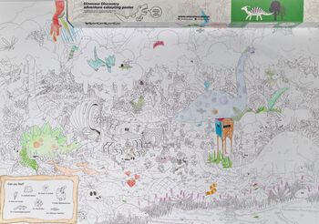 Dinosaur Discovery Colouring Poster, 2 of 5