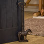Cast Iron Horse Door Stop With Handle, thumbnail 1 of 6