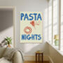Pasta Nights Kitchen Art Print, thumbnail 2 of 3