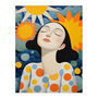 Sunworshipper Bright Surreal Yellow Blue Wall Art Print, thumbnail 6 of 6