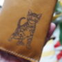 I Love Kittens Leather Passport Holder, thumbnail 2 of 4