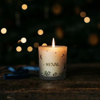 Christmas Figgy Pudding Glass Candle, 2 of 3