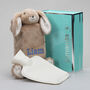 Personalised Embroidery Brown Bunny Hot Water Cover, thumbnail 1 of 9