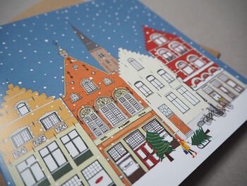 Bruges Christmas Cards Set Of Five, 3 of 4