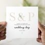 Personalised Initials Wedding Card, thumbnail 1 of 3