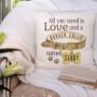 Personalised Dog Lover Breed And Name Cushion, thumbnail 6 of 6