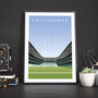 Twickenham Stadium England Rugby Poster, thumbnail 3 of 8