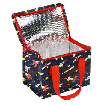 Children's Space Design Insulated Lunch Bag, 2 of 4