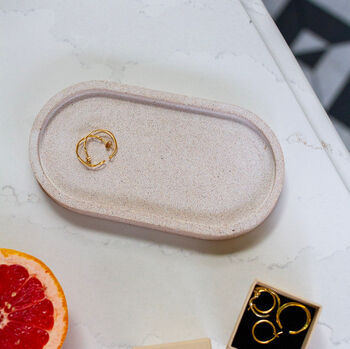 Oval Jesmonite Trinket Tray : Amble, 4 of 8