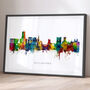 Guildford Skyline Cityscape Art Print, thumbnail 1 of 12