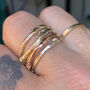 Solid Gold Rose Twig Ring, thumbnail 5 of 6