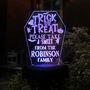 Personalised Trick Or Treat Halloween Solar Light, thumbnail 3 of 7