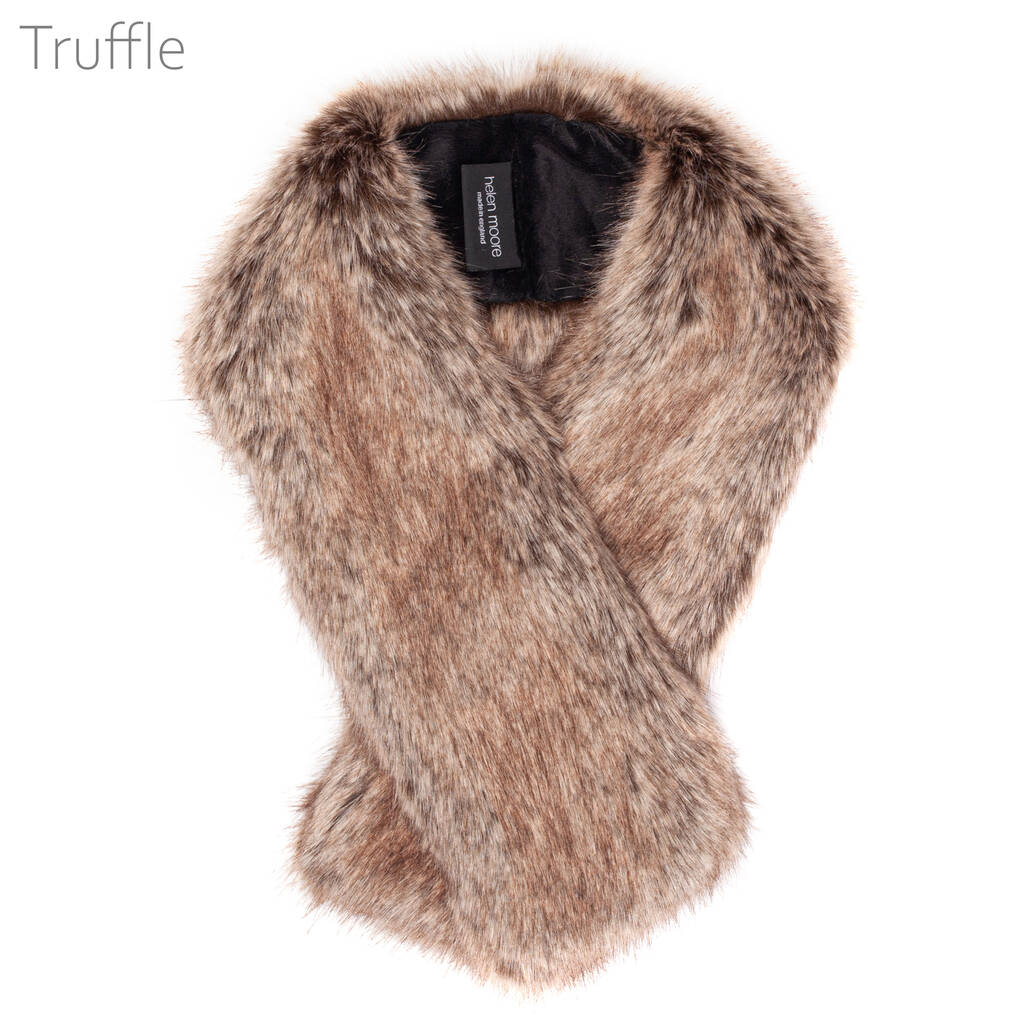 Tippet Scarf. Luxury Faux Fur Made In England By Helen Moore ...