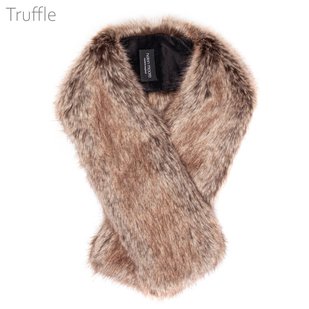 Tippet Scarf. Luxury Faux Fur Made In England By Helen Moore