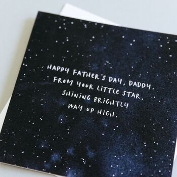 Father's Day Little Star Card From Heaven, 3 of 3