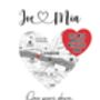 Paper Anniversary Gift | First Wedding Anniversary Print, thumbnail 1 of 6
