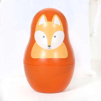 Nesting Animals With Chiming Bunny And Personalised Bag, 4 of 4