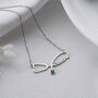 Personalised Stethoscope Name And Birthstone Necklace, thumbnail 3 of 10