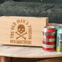 Personalised Old Man's Poison Dad Gift Beer Box, thumbnail 3 of 5