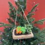 Personalised Vegetable Patch Christmas Decoration For Gardener, thumbnail 2 of 3
