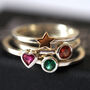 Star Birthstone Ring, thumbnail 5 of 12