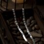 925 Sterling Silver Love Hear Valentino Chain Necklace, thumbnail 6 of 12