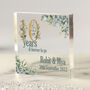 Personalised 10 Year Anniversary Acrylic Block Gift, thumbnail 1 of 2