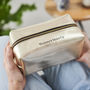 Personalised Leather Wash Bag For Women, thumbnail 1 of 6