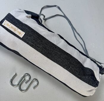 Stripe Cotton Garden Hammock, 4 of 4