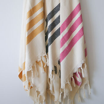 Personalised Soft Cotton Sofa Throw, Christmas Gift For Grandparents, 2 of 9