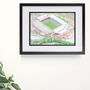 Aston Villa 'Aerial View' Stadium Art Print, thumbnail 1 of 3