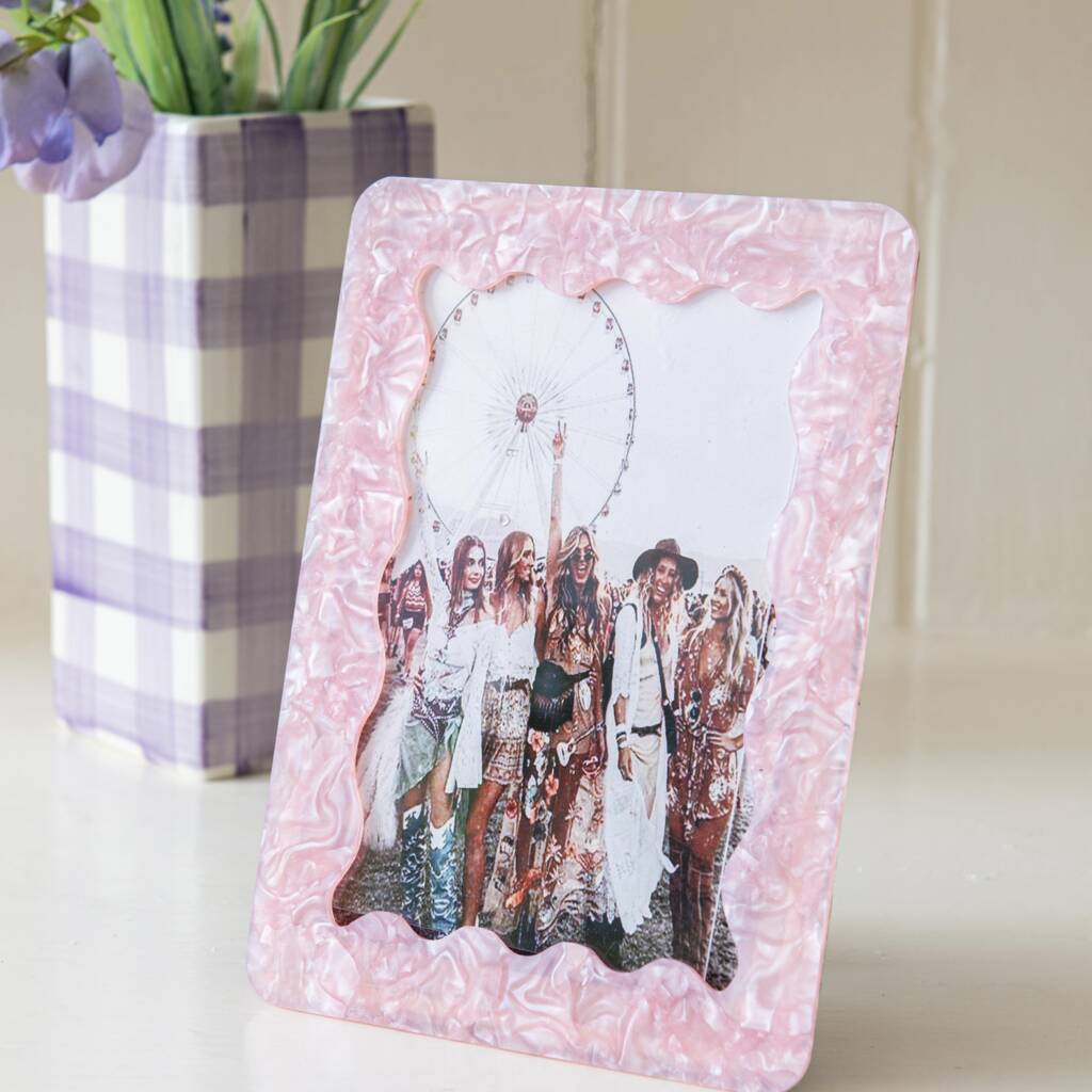 Wavy Pink Photo Frame By The Best Room