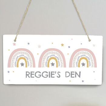 Stars And Rainbows Sign For Birthday Or New Born's, 2 of 2