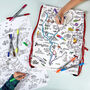 Colour In World Map Backpack Kit + 10 Pens, thumbnail 6 of 7