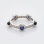 Sapphire 925 Sterling Silver Stacking Ring, thumbnail 1 of 3