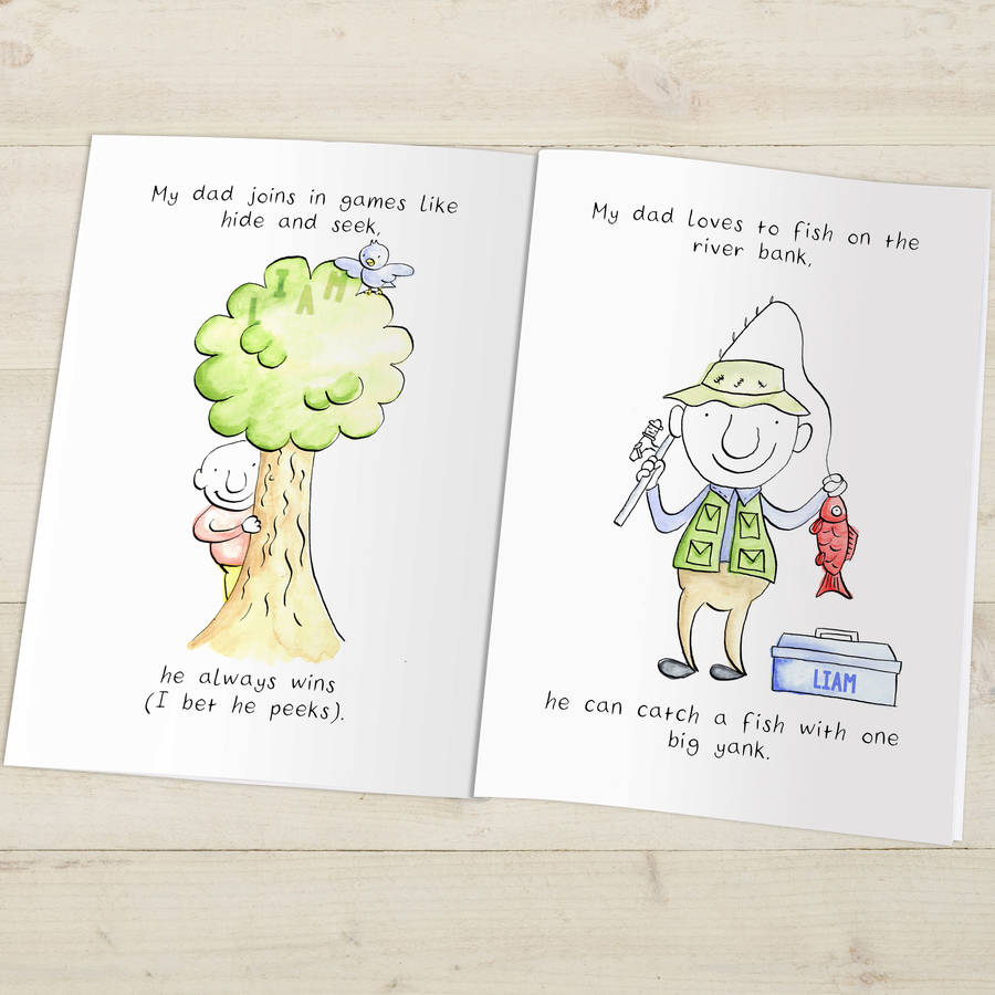 Personalised 'My Dad' Book By TheLittleBoysRoom | notonthehighstreet.com