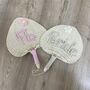 Personalised Handheld Flower Straw Fan, thumbnail 3 of 3