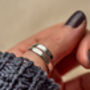 Affirmations Sterling Silver Ring I Am Strong, thumbnail 7 of 9
