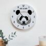 Personalised Panda Bear Bedroom Wall Clock, thumbnail 3 of 4