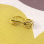 Crystal Key Double Finger Ring, thumbnail 5 of 7