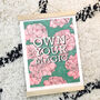 'Own Your Magic' Illustrated Typography Print, thumbnail 3 of 4