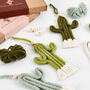 Make Your Own Mini Macrame Cactus Craft Kit In Meadow, thumbnail 5 of 9