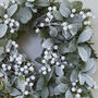 White Berry Christmas Door Wreath, thumbnail 3 of 3