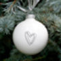 Big Christmas Bauble With Heart, thumbnail 6 of 11