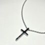 Personalised Christening Cross Chain Name Engraving, thumbnail 4 of 6