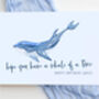 Personalised Adult Birthday Card Whales, thumbnail 2 of 5