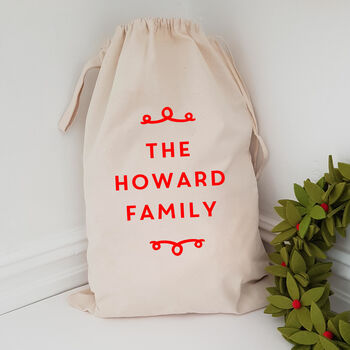 Personalised Family Christmas Sack, 3 of 4